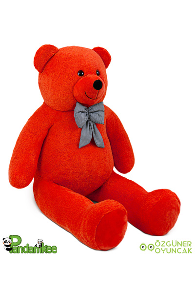 Pandamkee Özgüneroyuncak. Dev Büyük Peluş Ayıcık 170 Hediyelik Ayı (%100 Yerli) Kırmızı