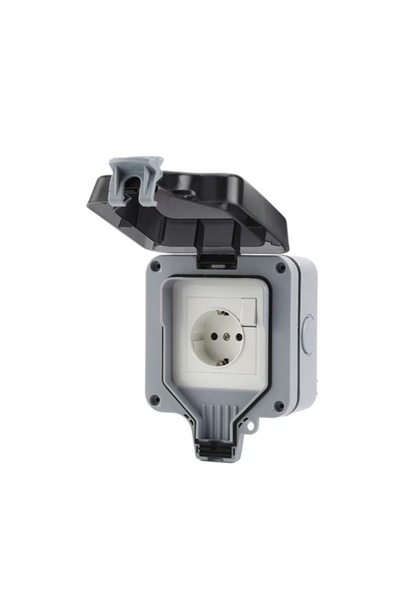 Nexo Dış mekan prizi, tekli su geçirmez prizi(IP 66)