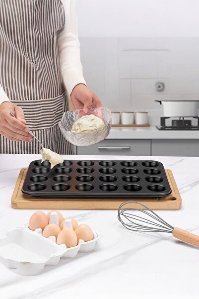 Chavin 24-Piece Carbon Steel Muffin Cupcake Cake Baking Set - Cin801Sy