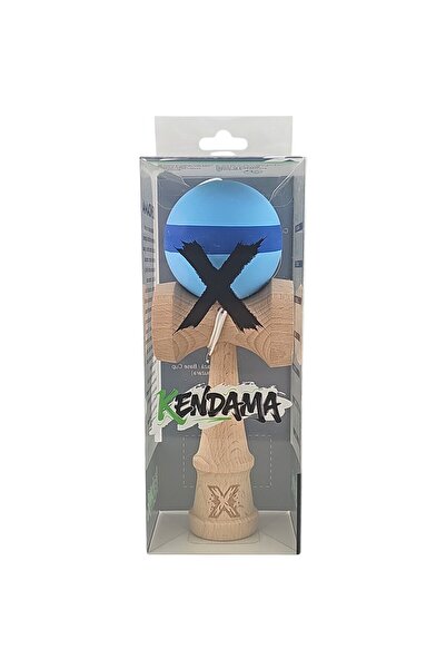 Flippy Kendama X Original, Flippy, 18 cm, Επαγγελματικό, +9 Ετών, Ξύλινο, Ριγέ Σχέδιο, Μπλε/Μπλε