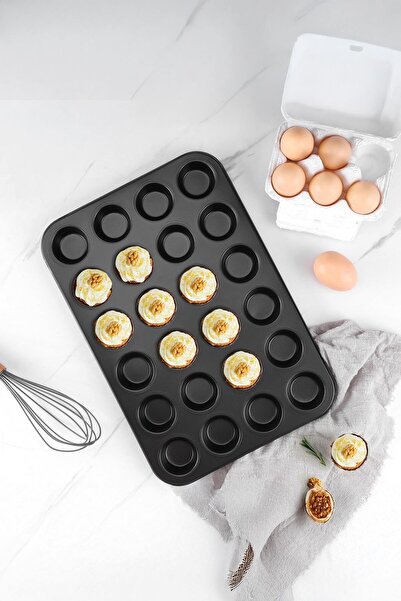 Chavin 24-Piece Carbon Steel Muffin Cupcake Cake Baking Set - Cin801Sy
