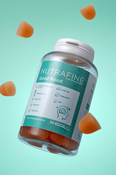 Nutrafine Good Mood Gummy, Duygu Durumu Destekleyici, 5-HTP & Rodiola İçerikli Çiğnenebilir Vitamin Gummies
