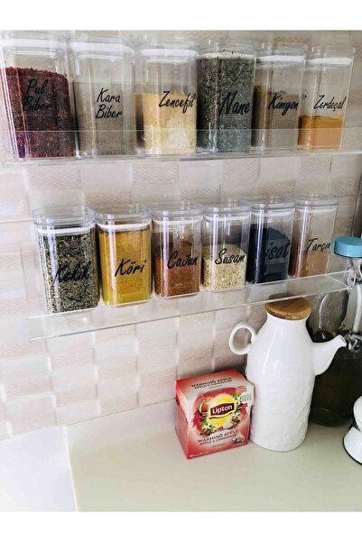 NOBELL Takı Oje Baharatlık Düzenleyici Pleksi Raf Genişlik 40 Cm X 10 Cm // 1 ADET//