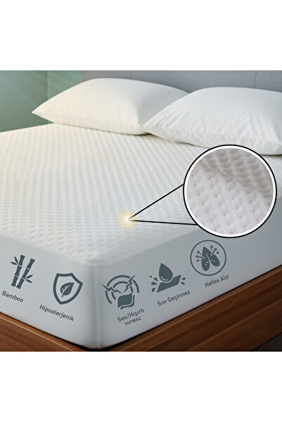 BEYLİNİ Prošívaná prostěradla na matrace s plným lemem, voděodolná, protiskluzová, chránič matrace, prostěradlo s plným lemem