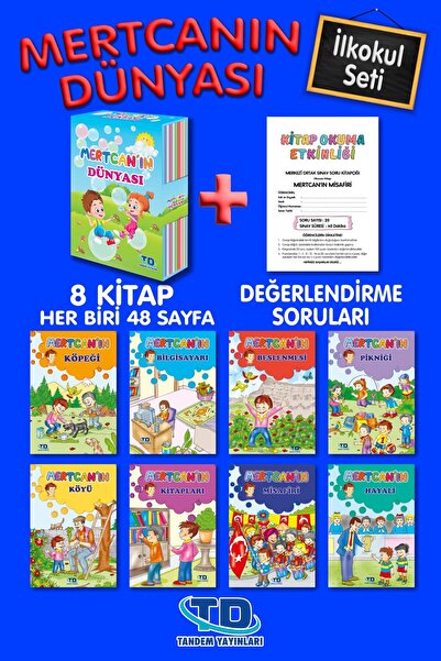 Tandem Yayınları Kutu Mertcan'ın Dünyası 8 Kitap