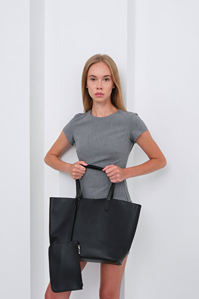 Shule Bags Carrie Wallet Shoulder Bag Black