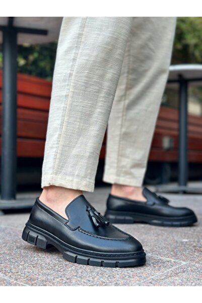 BOA Ba0240 Tasseled Skin Classic High Sole Casual Men's Shoes