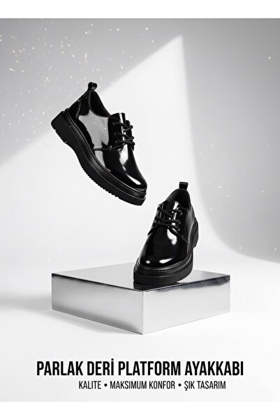 BESKAR Ανδρικά παπούτσια casual KB X3 από μαύρο λουστρίνι – Ορθοπεδική υποστήριξη