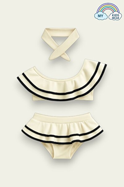 My Kids Wear Κοριτσίστικο βολάν διπλό μπικίνι