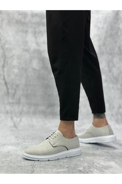 BESKAR BA0003 Erkek Beyaz Renk Casual Ayakkabı – Hafif Yapı