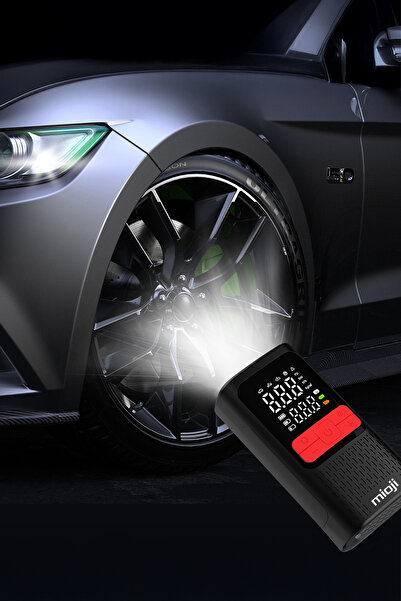 Mioji Mio 11C 4000mAh Taşınabilir Hava Pompası + Powerbank - Taşıma Çantası Hediye