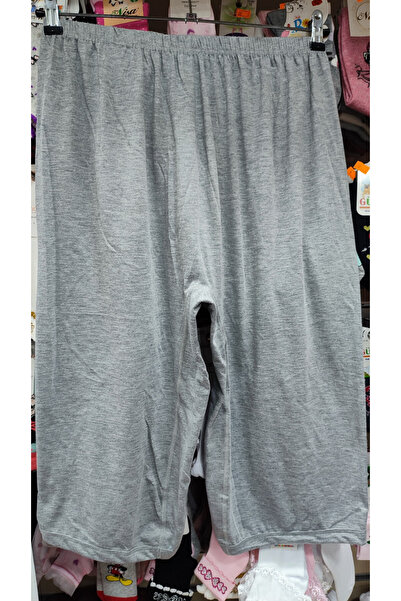 Ceylanoğlu Men's 3-Piece Gray Ottoman Cotton Combed Cotton Long Legs Sheriat Donu - 021