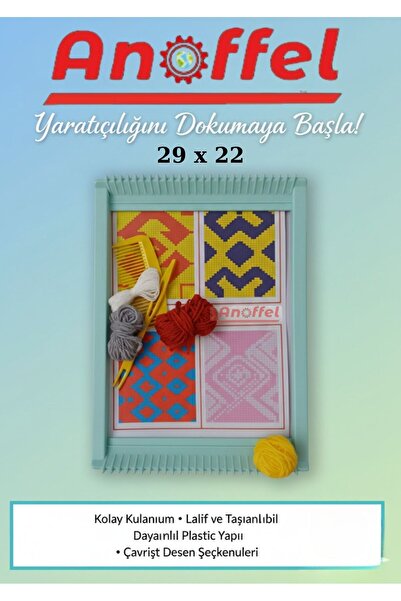 Anoffel Plastik Halı Dokuma Tezgahı 10 adet