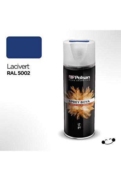 Polisan Akrilik -Düz Renk -Sprey Boya -Lacivert -Ral-5002 -0,400ml. -POLİSAN