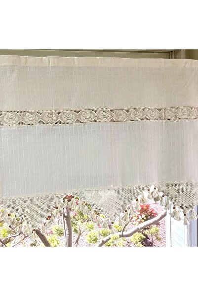 Buldan Tekstil bodrum iş el dantelli monika perde