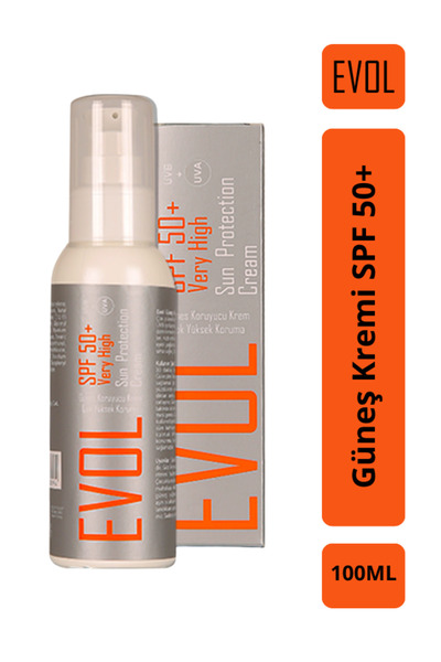EVOL Güneş Koruyucu Krem SPF 50+ 100ml