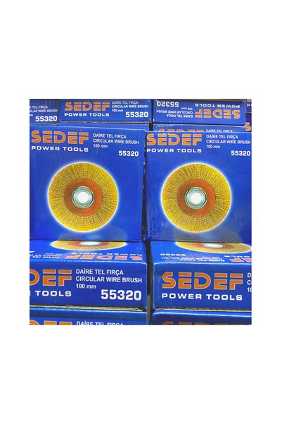 Generic Brand Fringed Circle Wire Brush 100 mm 55320