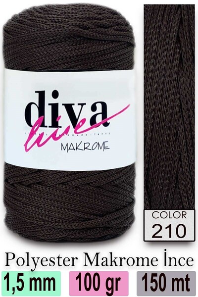 Diva İplik خيط ديفا مكرامية 210