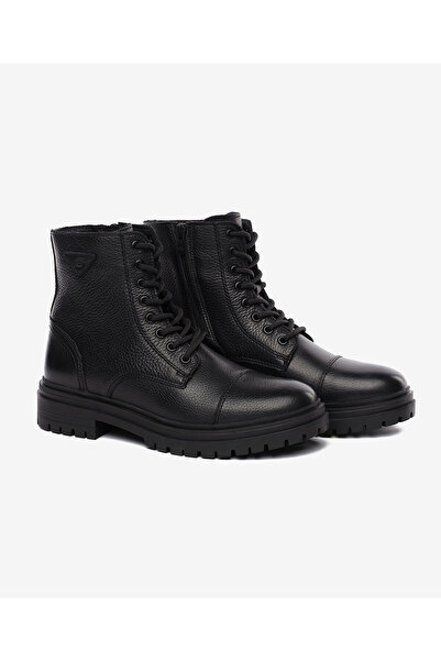 Greyder Erkek Siyah Hakiki Deri Military Bot 5K1UB15070