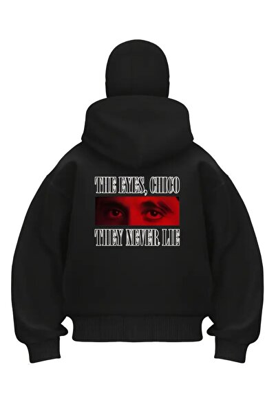 LAND MODA Φούτερ Ninja Unisex με μάσκα χιονιού Ζακέτα με 2 νήματα χοντρό φλις