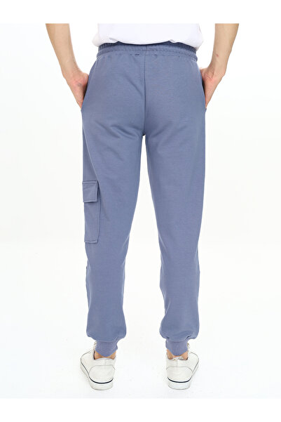 Denokids Erkek Çocuk Koyu Gri Cepli Eşofman Altı