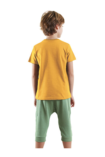 Denokids طقم شورت كابري تي شيرت للأولاد