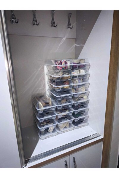 wilseder 10'lu ERKEK Şeffaf Ayakkabı Kutusu. Erkek/ Ayakkabı Kutusu, Ayakkabı Organizeri, Düzenleyici