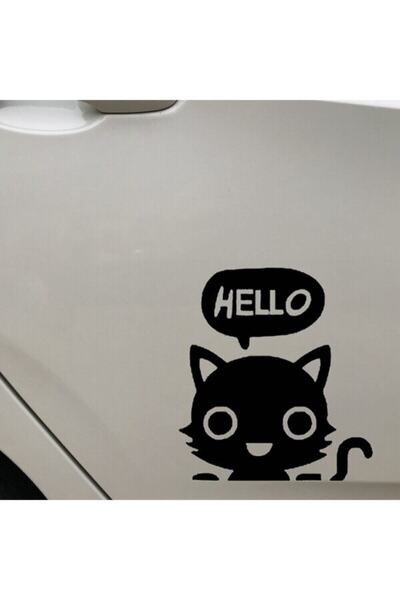pınaxar Car Sticker Cartoon Cat Design Waterproof Removable Vehicle Sticker