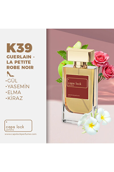 CAPS LOCK Perfume K39 - (La Petite Robe Noire Muadili) 55 ml. + 10 ML SEYAHAT...