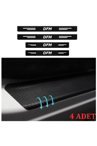 pınaxar Accessory Auto Door Sill Sticker Carbon Compatible for Mercedes Eqc 4...