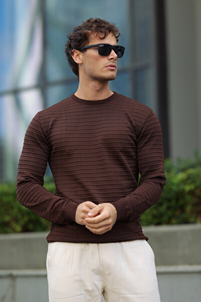 aziso Erkek Bisiklet Yaka Triko Kazak