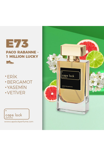 CAPS LOCK Perfume E73 - (1 Million Lucky Muadili) 55 ml. + 10 ML SEYAHAT BOY ...