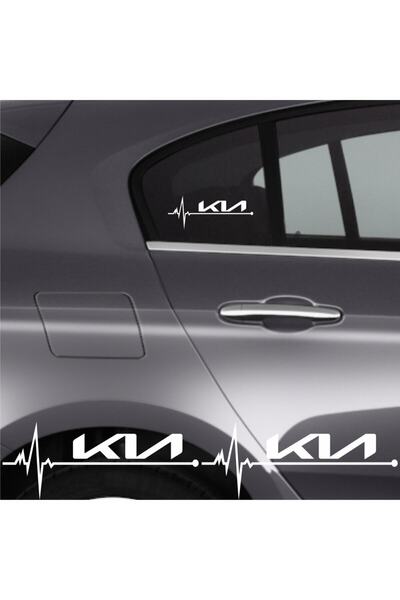 pınaxar Accessory Auto Rhythm Sticker Compatible for Kia Claros 2 Pieces 20*9 Cm