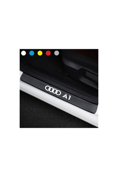 pınaxar Carbon Door Sill Sticker for Audi A1 (4 Pieces)