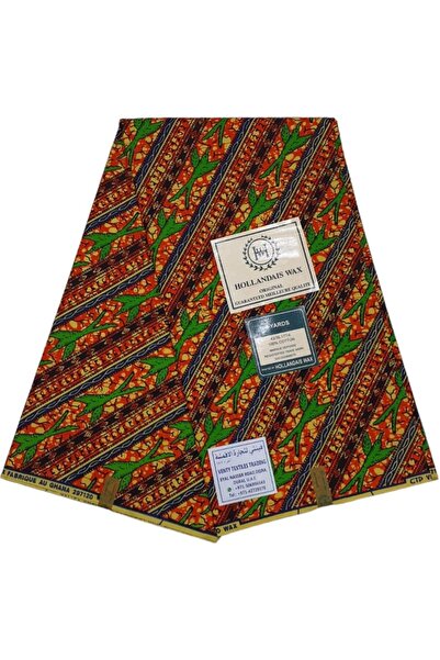 Generic قماش أفريقي 100% قطن مطبوع عليه أنقرة، 6 ياردات، أفضل تصميم جديد جميل متعدد الألوان، أحدث تصميم