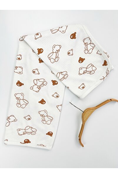 OMY بطانية منقوشة وقماط 85X90 سم قماش قطني