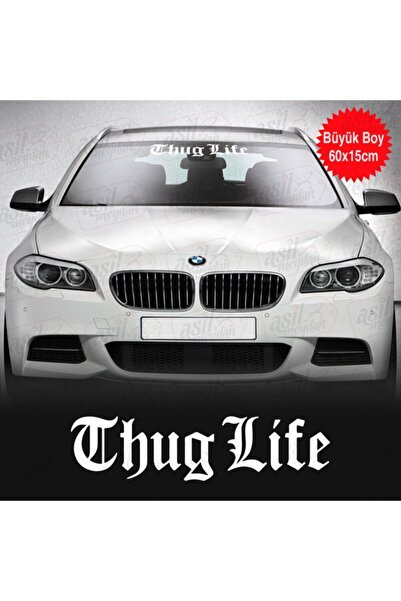 pınaxar My Life، My Rules ملصق أبيض كبير الحجم للزجاج الأمامي، سيارة، ملصق، م...