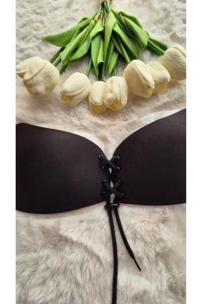 HS İÇ GİYİM Women's Butterfly Shape Adhesive Silicone Strapless Bra – Push up...