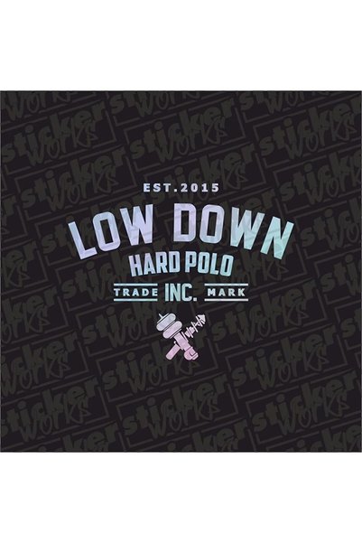 pınaxar ملصق ثلاثي الأبعاد جديد للزجاج الخلفي من Low Down Hard Polo