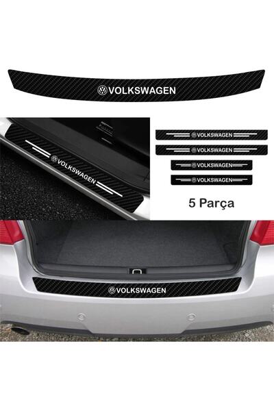 pınaxar Compatible for Volkswagen Sharan Accessory Auto Rear Bumper Trunk Pro...