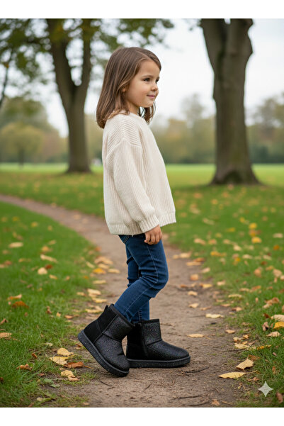 patik ayakkabı ışıklı çocuk botu kar botu