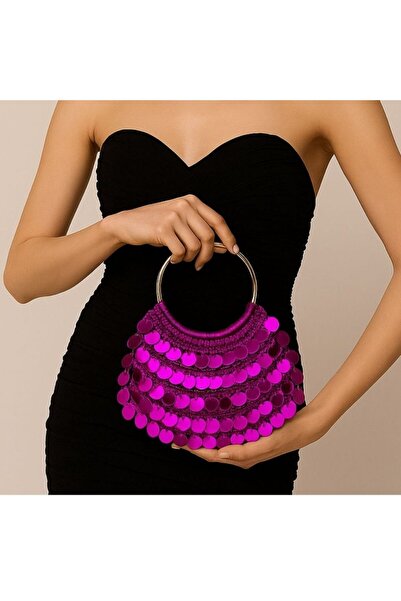 ByLily Sequined, Sequined Evening Dress Bag. Ideal for Weddings, Engagements, and Stylish Evenings