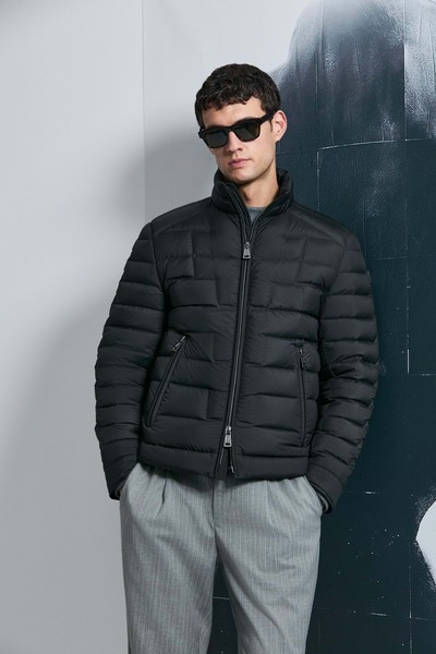 Lufian 112120245 Lukas Goose down Men's Coat Black