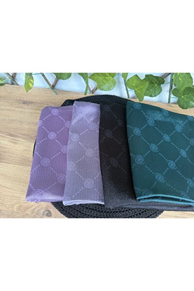 Blotch Tesettür Tarz Modern Ve Şık Son Moda Kapalı Monogram Desenli Parlak Li...