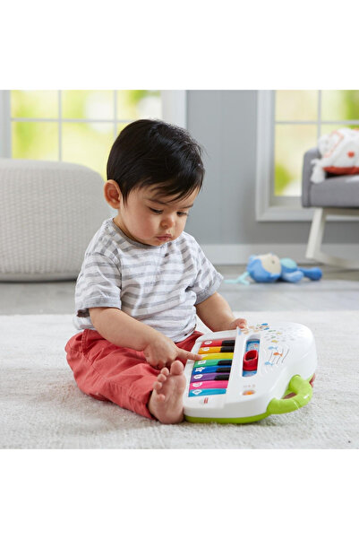 FISHER PRICE Fisher-Price Eğlen ve Öğren Işıklı ve Eğlenceli Oyuncak Piyano GTW20