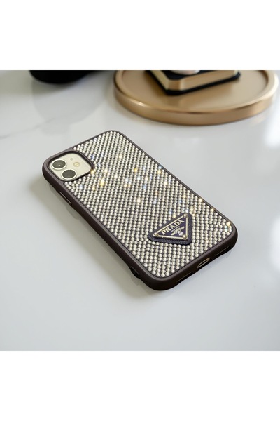 HYPERSOFT حافظة لهاتف آيفون 11 (6.1 بوصة) متوافقة مع حجر الألماس اللامع وترتر...