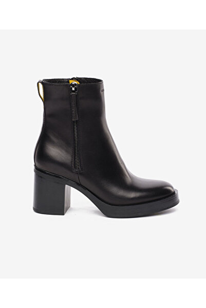 Greyder Kadın Siyah Hakiki Deri Topuklu Bot 5K2DB35292