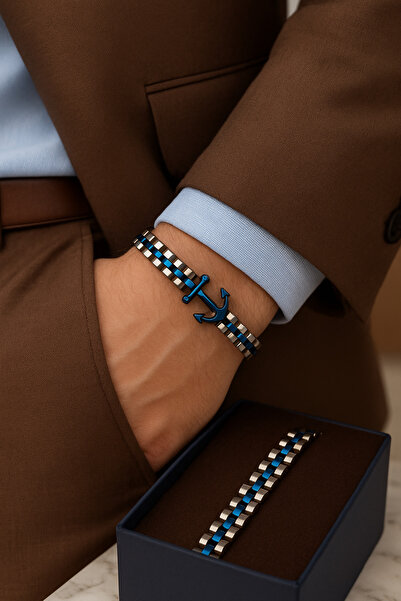 Naviforce Çelik Yaylı Çelik Erkek Bileklik