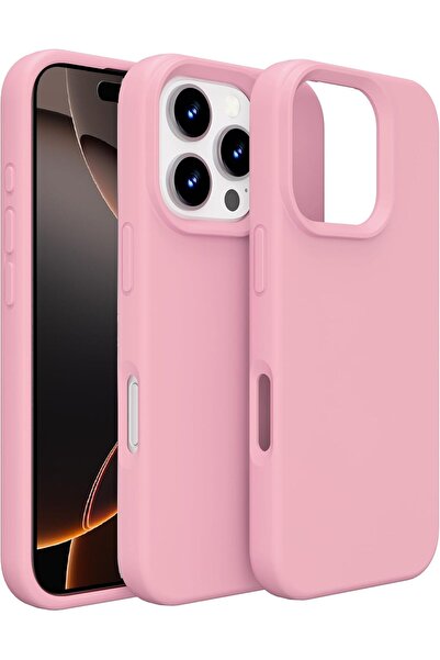 HyperAge جراب iPhone 16 Pro Max Launch Case مع غطاء سيليكون مرتفع من المخمل د...