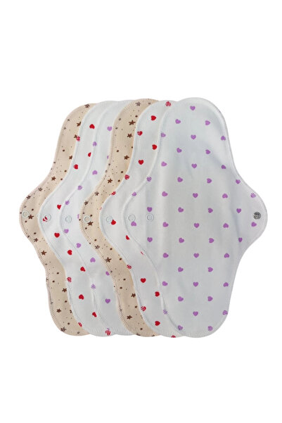 Ponped Bambu Yıkanabilir Doğal Kadın Pedi 6'lı (gece)